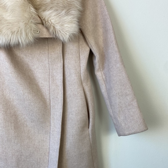 Club Monaco Evangah Faux-Fur Collar Wool Coat - Picture 4 of 11